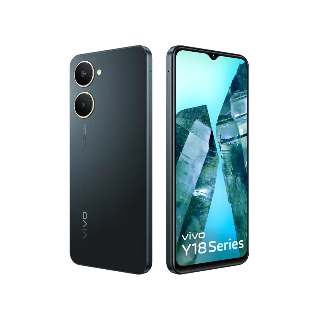 vivo Y18i( Space Black |Gem green | Memory 4GB/64GB)