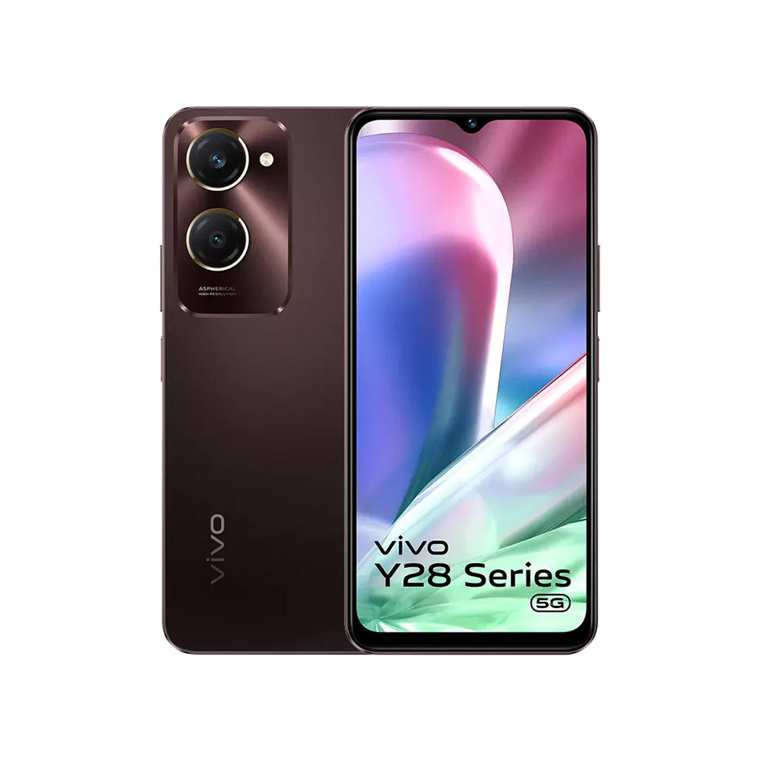 vivo Y28s 5G (Twinkling Purple | Vintage Red | 4GB RAM, 128GB Storage)