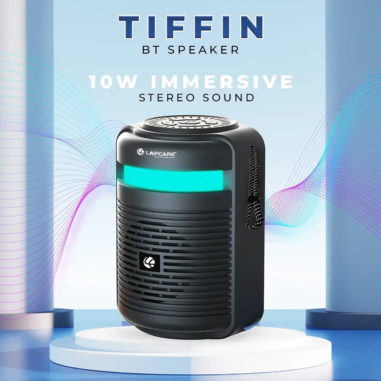 Tiffin Portable 10W BT Speaker Black (LBS-300)