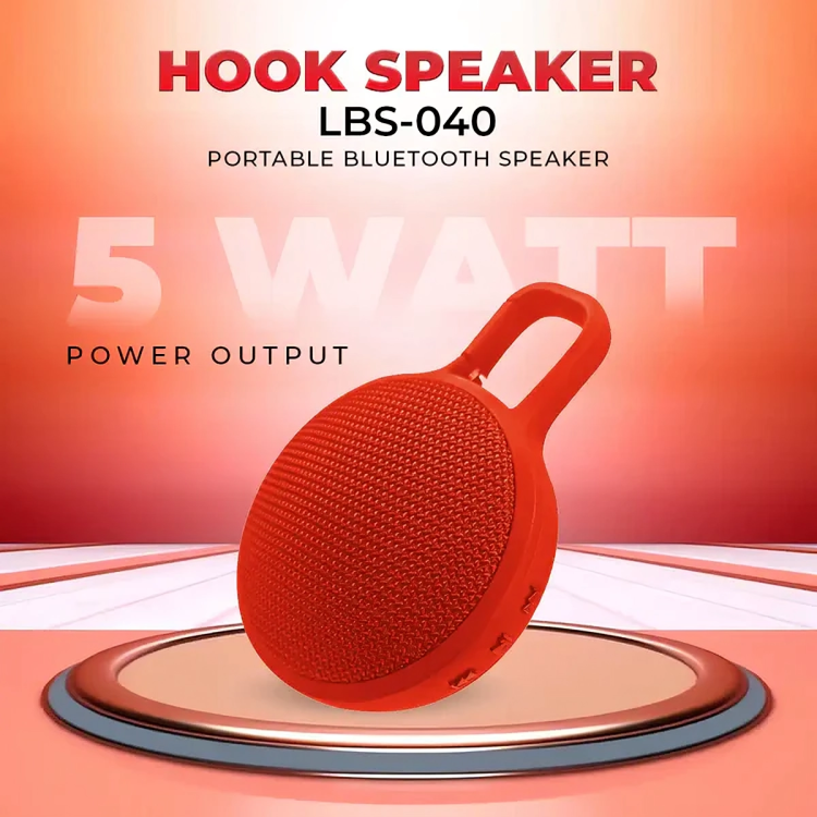 Bluetooth Water Proof Hook Speaker 5W (LBS-040)