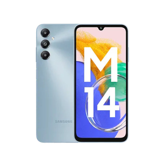 Samsung Galaxy M14 4G (4GB,64GB) | 50MP Triple Cam | 5000mAh Battery | Snapdragon 680 Processor | 2 Gen. OS Upgrade & 4 Year Security Update | 8GB RAM with RAM Plus | Without Charger