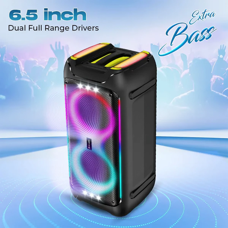 Bloom 100W RGB Light Party Speaker With Wireless Mic (LPS-402)