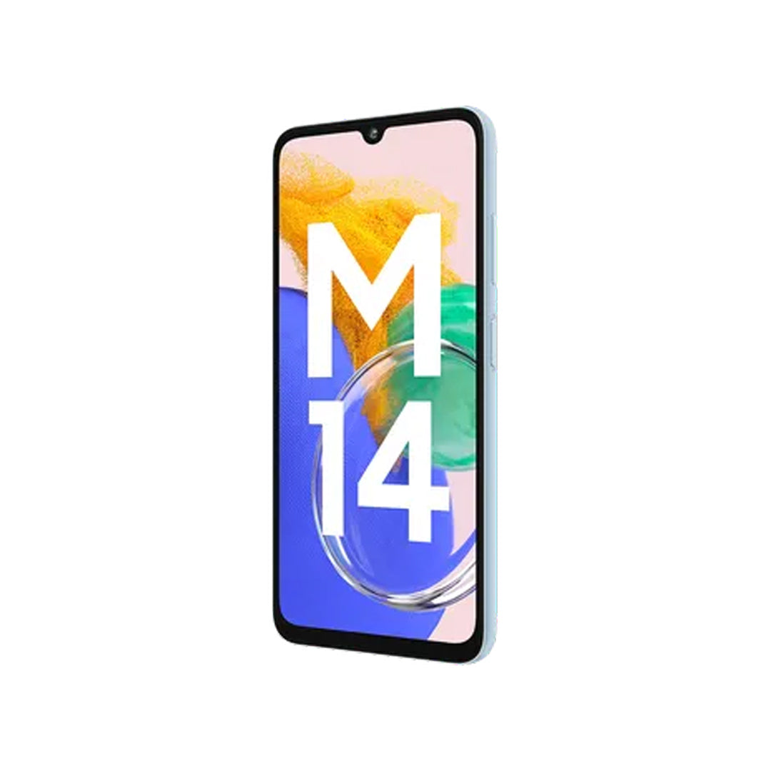 Samsung Galaxy M14 4G (4GB,64GB) | 50MP Triple Cam | 5000mAh Battery | Snapdragon 680 Processor | 2 Gen. OS Upgrade & 4 Year Security Update | 8GB RAM with RAM Plus | Without Charger