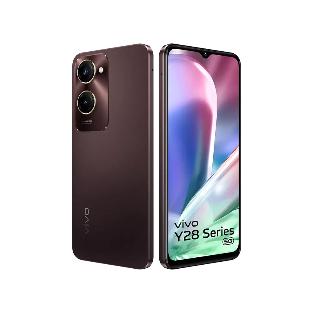 vivo Y28s 5G (Twinkling Purple | Vintage Red | 4GB RAM, 128GB Storage)