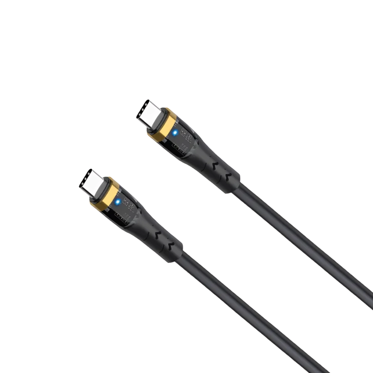 CRYSTAL DUAL QUICK CHARGE , Charge & Sync Fast charging Data cable | SDC 44 C-C