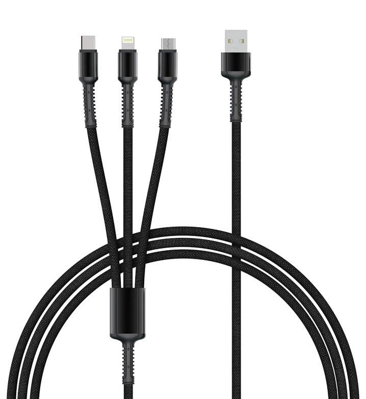 ELITE Series 3 in 1 Braided Data Cable | SDC-30