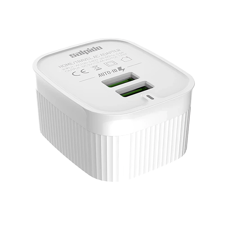 2.4A Dual USB AUTO-ID Fast Charger | GD-WC02 | MICRO