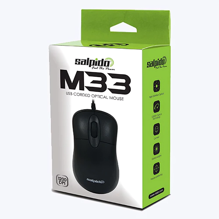 Salpido M-33 USB CORDED OPTICAL MOUSE