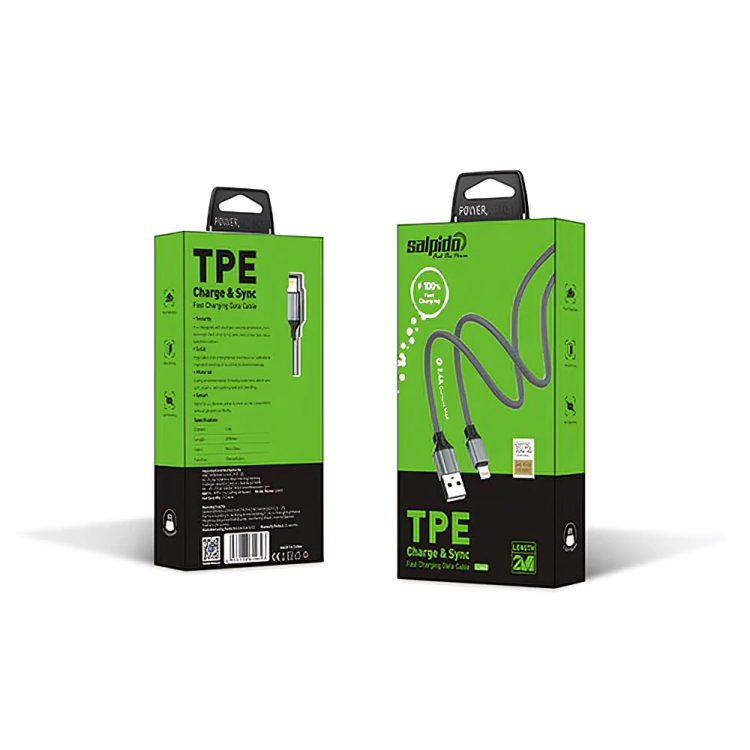 TPE Charge & Sync Fast Charging Data Cable | LS-442 | TYPE C/IPH