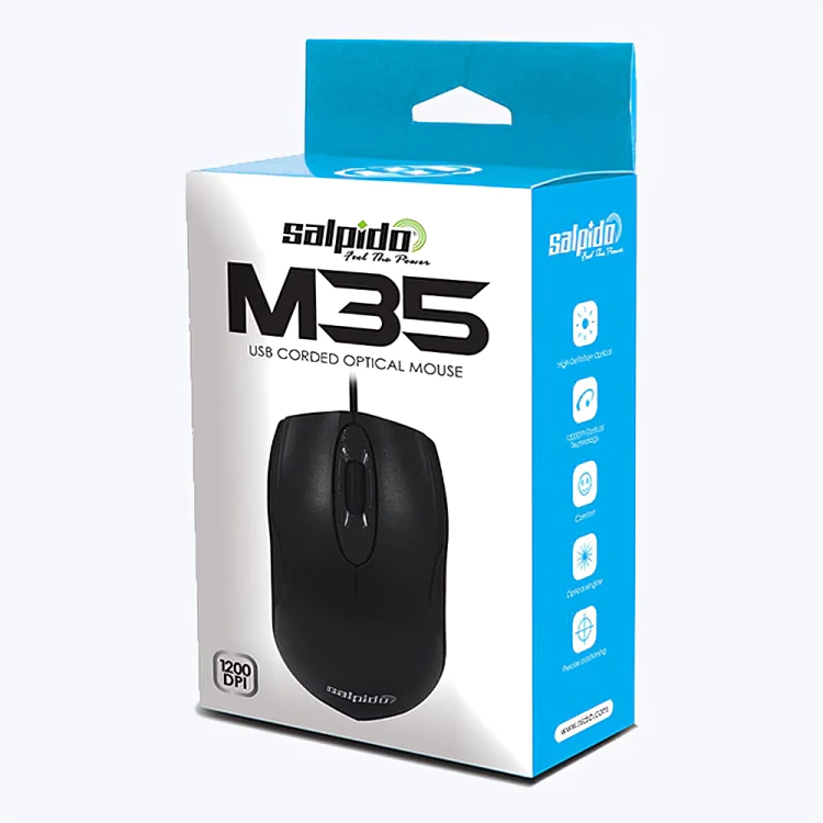 Salpido M-35 USB CORDED OPTICAL MOUSE