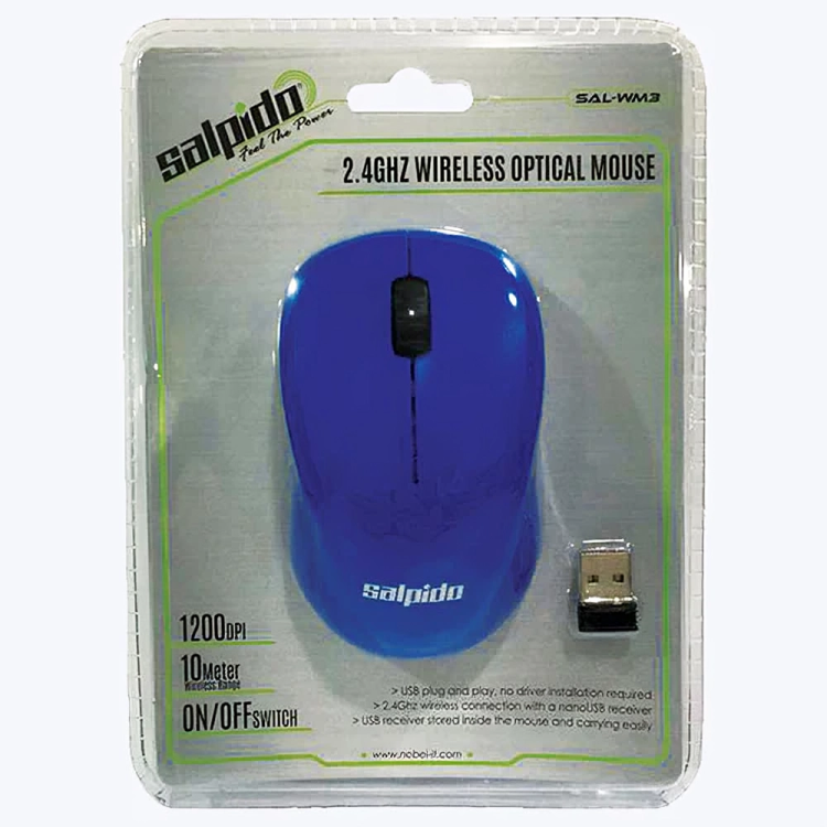 Salpido SAL-WM3 2.4GHZ WIRELESS OPTICAL MOUSE